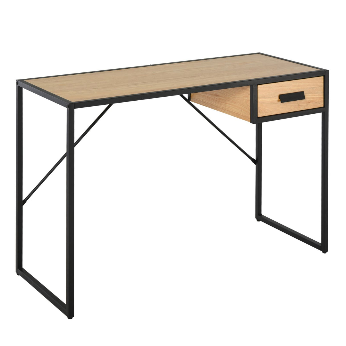 easycomfort easycomfort scrivania salvaspazio dal design industriale con 1 cassetto ean 8054144135878