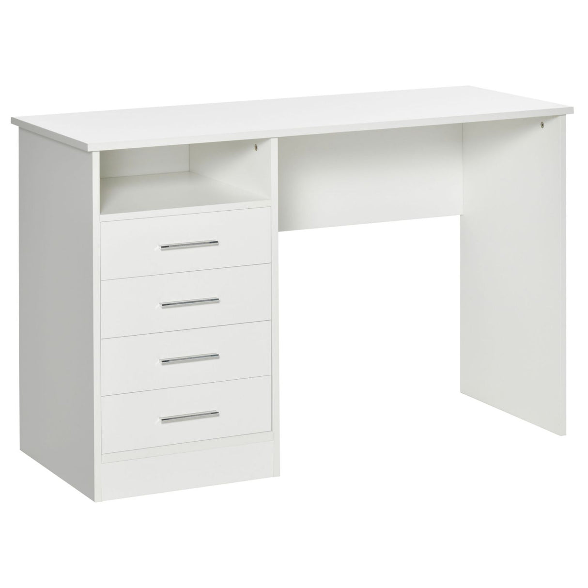 easycomfort easycomfort scrivania salvaspazio moderna per ufficio struttura in legno bianco