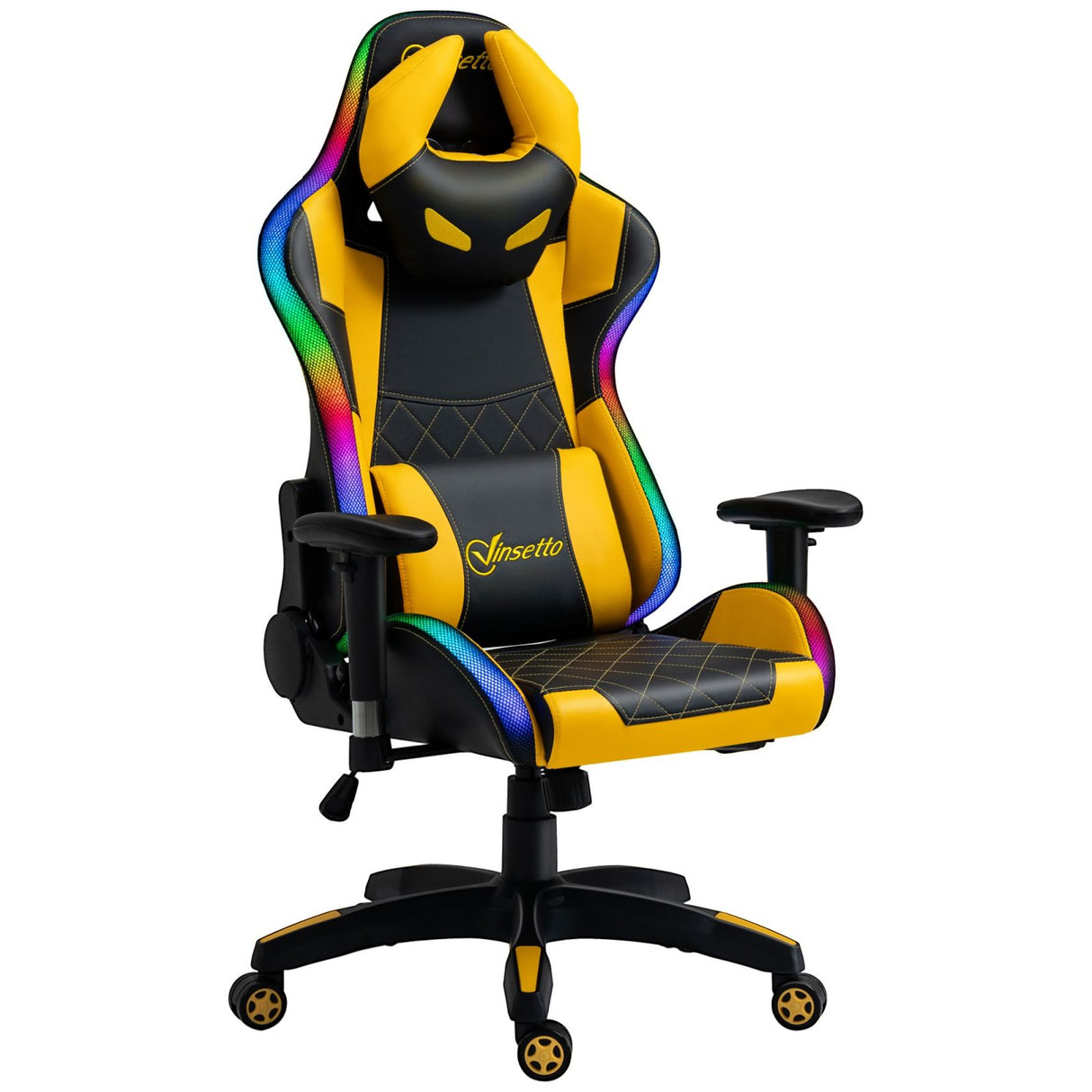 easycomfort easycomfort sedia da gaming giallo nero