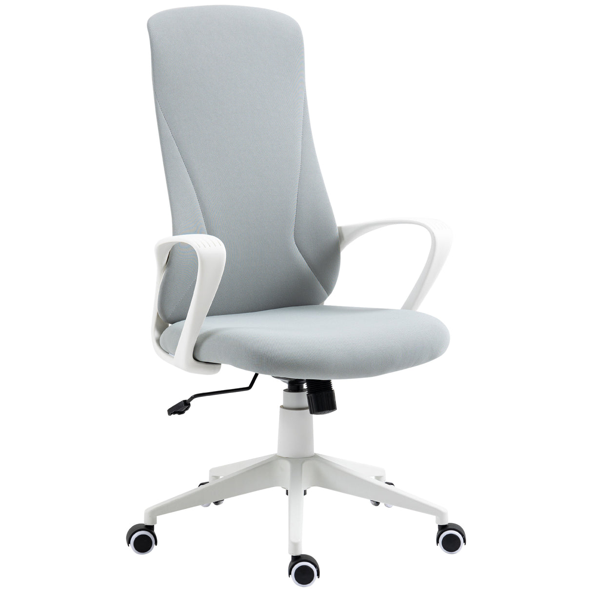 easycomfort easycomfort sedia da ufficio ergonomica con altezza regolabile e funzione di inclinazione 62x56x110 119 5 cm