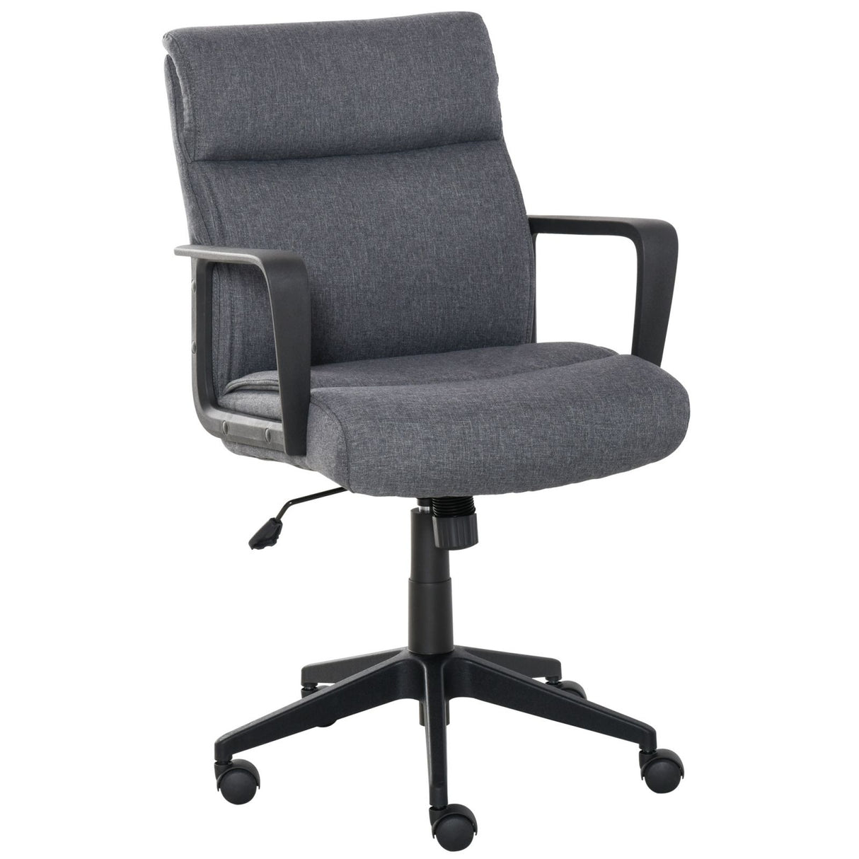 easycomfort easycomfort sedia da ufficio ergonomica in tessuto girevole 360 con braccioli e altezza regolabile grigio 61x71x95 105cm ean 8055776912097