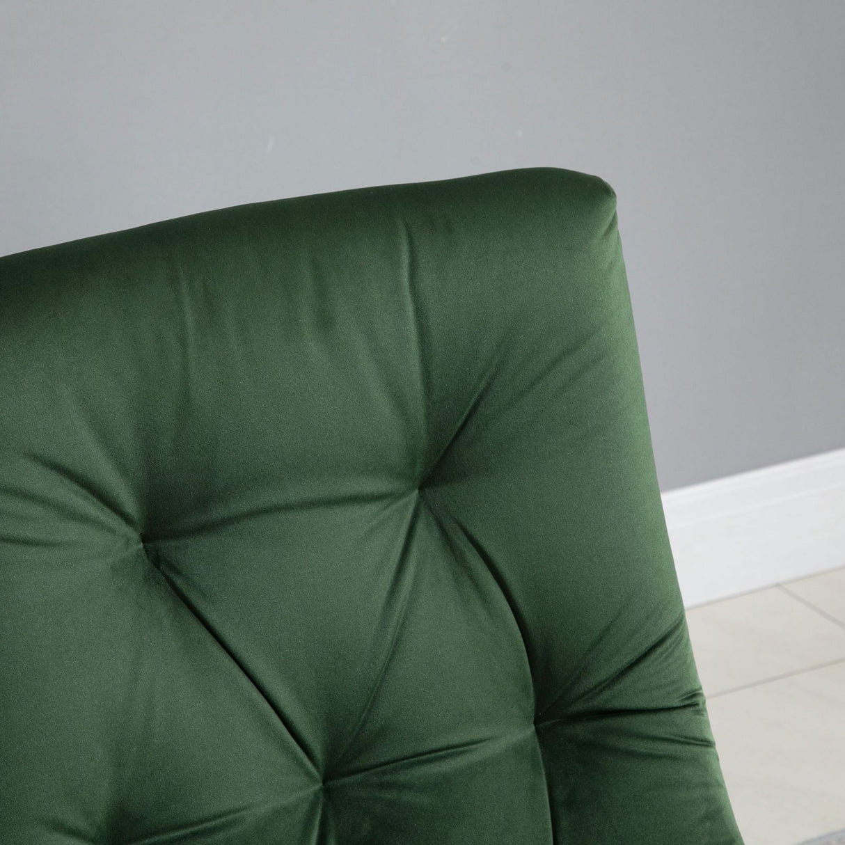 easycomfort easycomfort sedia moderna imbottita in metallo nero e tessuto verde ean 8055776915418