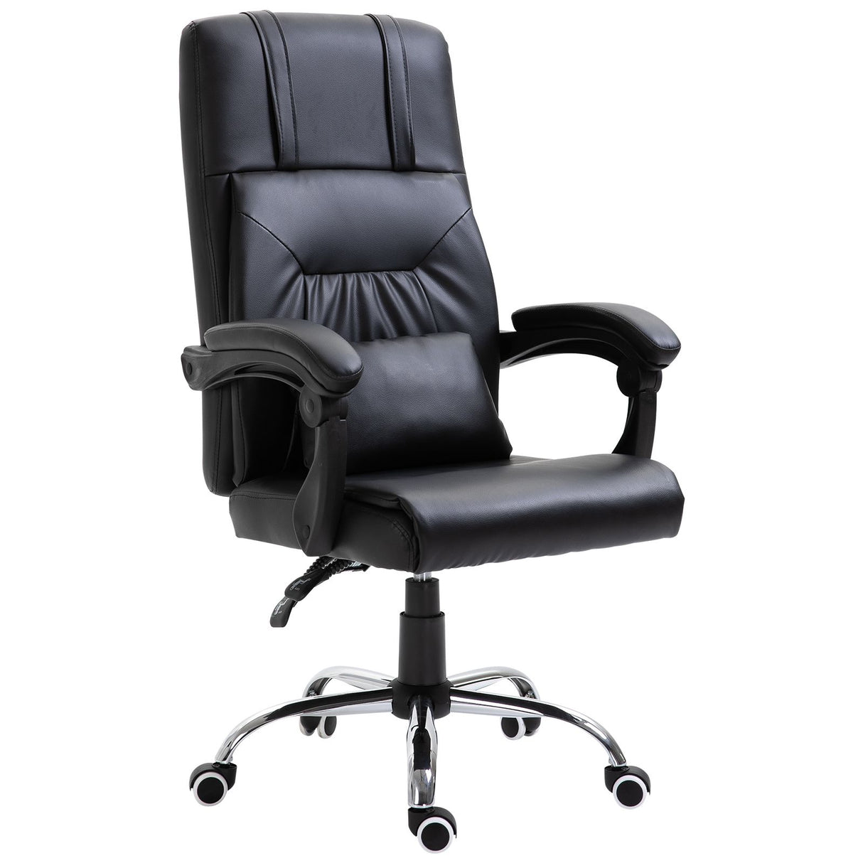 easycomfort easycomfort sedia ufficio con braccioli sedie da gaming ergonomiche sedia scrivania con cuscino rimovibile massaggiante in ecopelle nero ean 8054144134086
