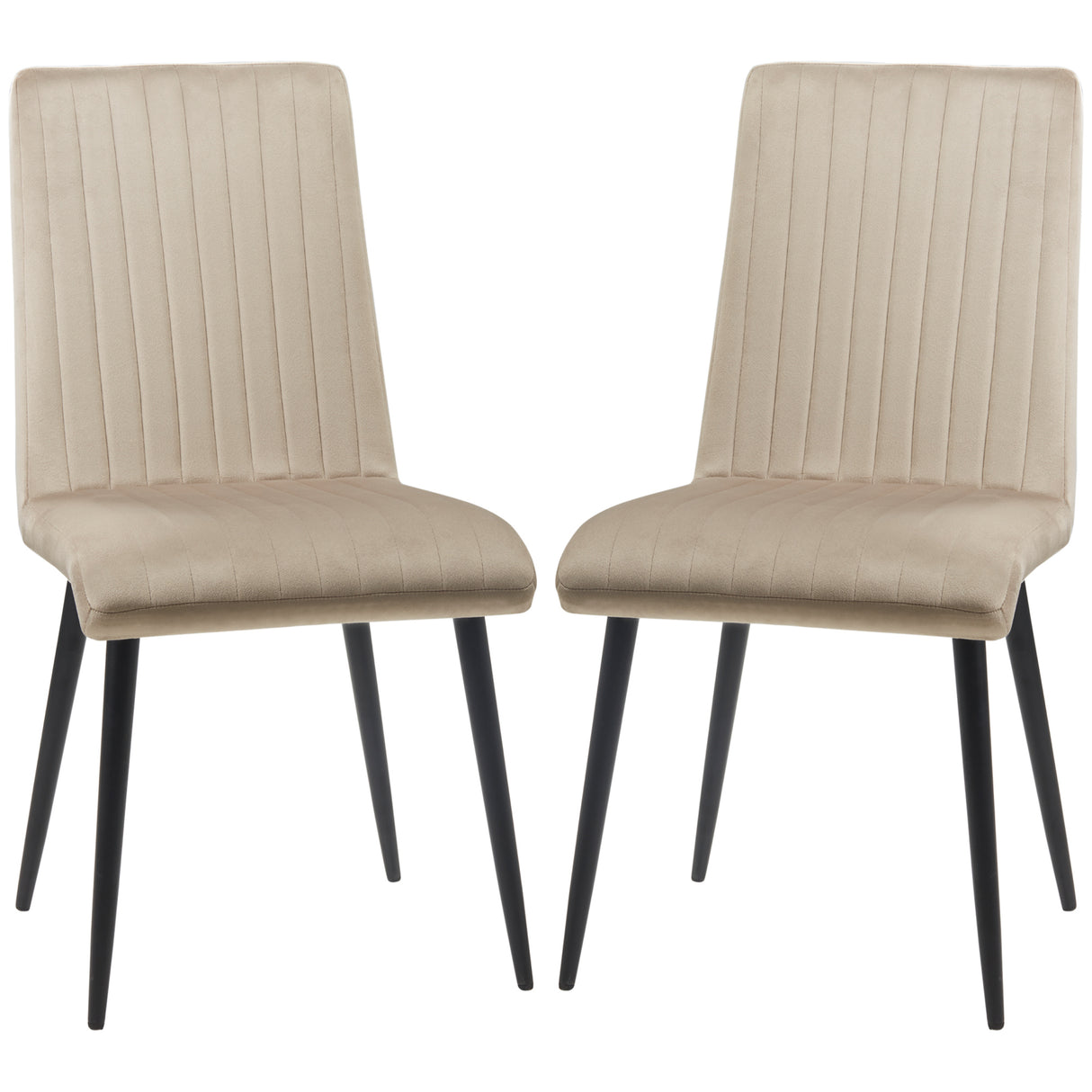 easycomfort easycomfort set 2 sedie da cucina imbottite con gambe in acciaio e design salvaspazio 43x58x90 cm