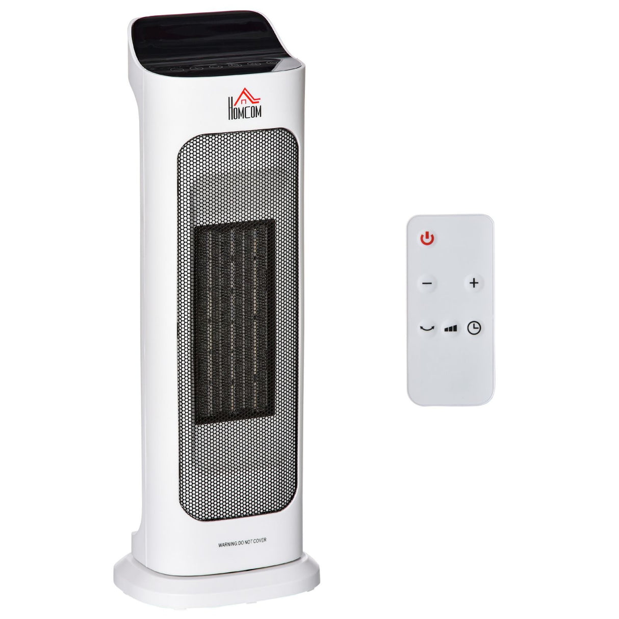 easycomfort easycomfort stufetta elettrica oscillante con telecomando temperatura regolabile e timer bianco