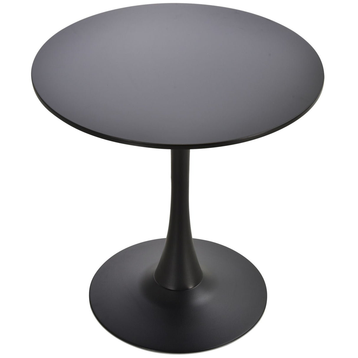 easycomfort easycomfort tavolo da cocktail minimal rotondo con base in metallo nero d70 x 73 cm ean 8054144134130