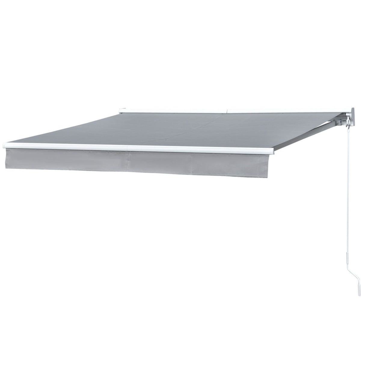 easycomfort easycomfort tenda da sole a bracci avvolgibile per esterno 250x200cm grigio ean 8055776915791