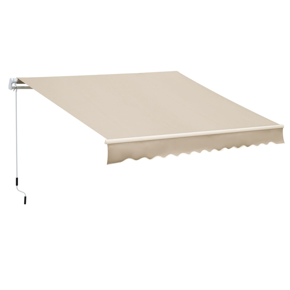 easycomfort easycomfort tenda da sole avvolgibile per esterno in poliestere e alluminio beige 365 250cm ean 8055776914626