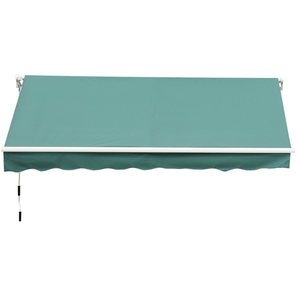 easycomfort easycomfort tenda da sole da esterno avvolgibile a parete impermeabile verde scuro 3x2 5m ean 8055776914879