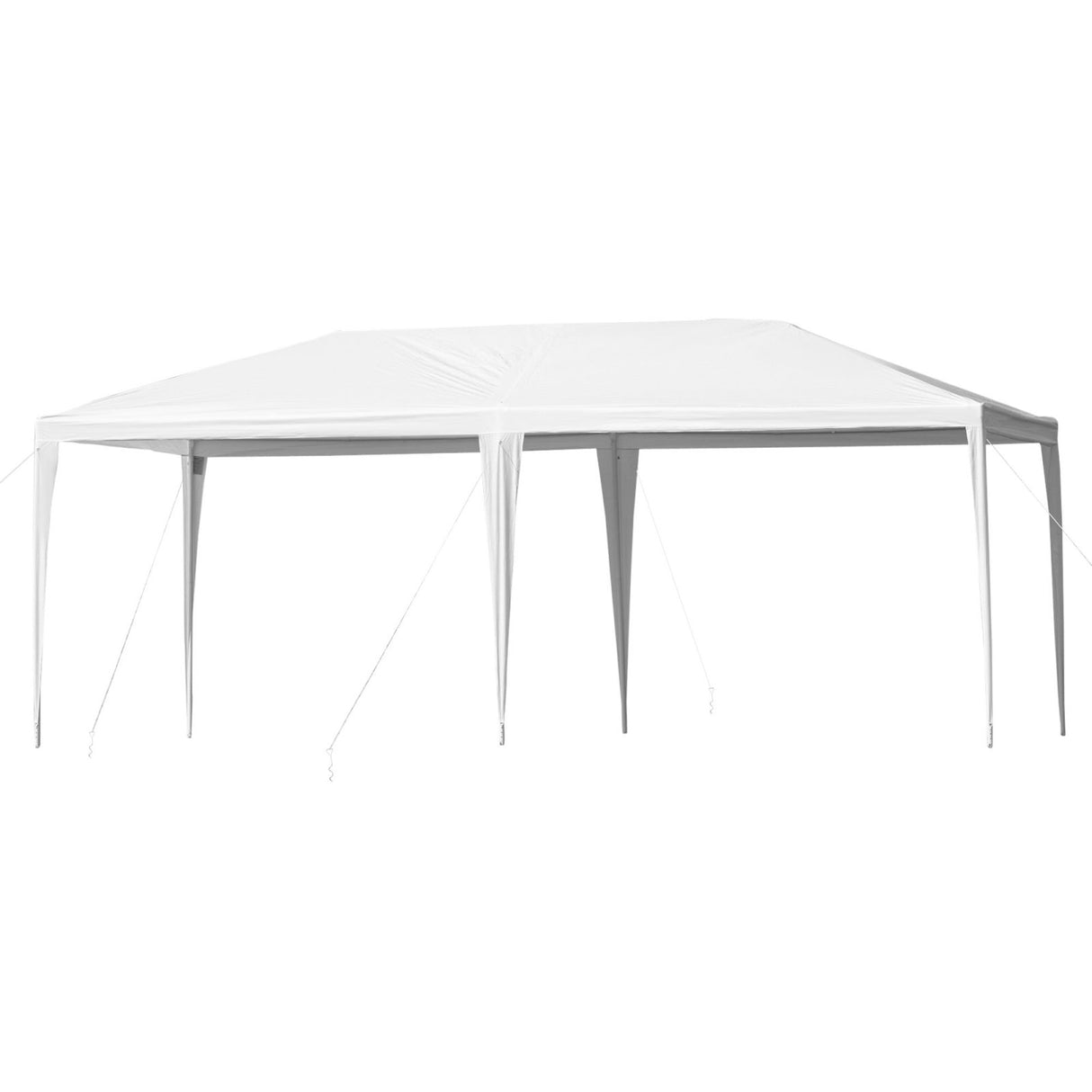 easycomfort easycomfort tenda gazebo da giardino pieghevole con zanzariera 595x295x255cm bianco ean 8055776912707