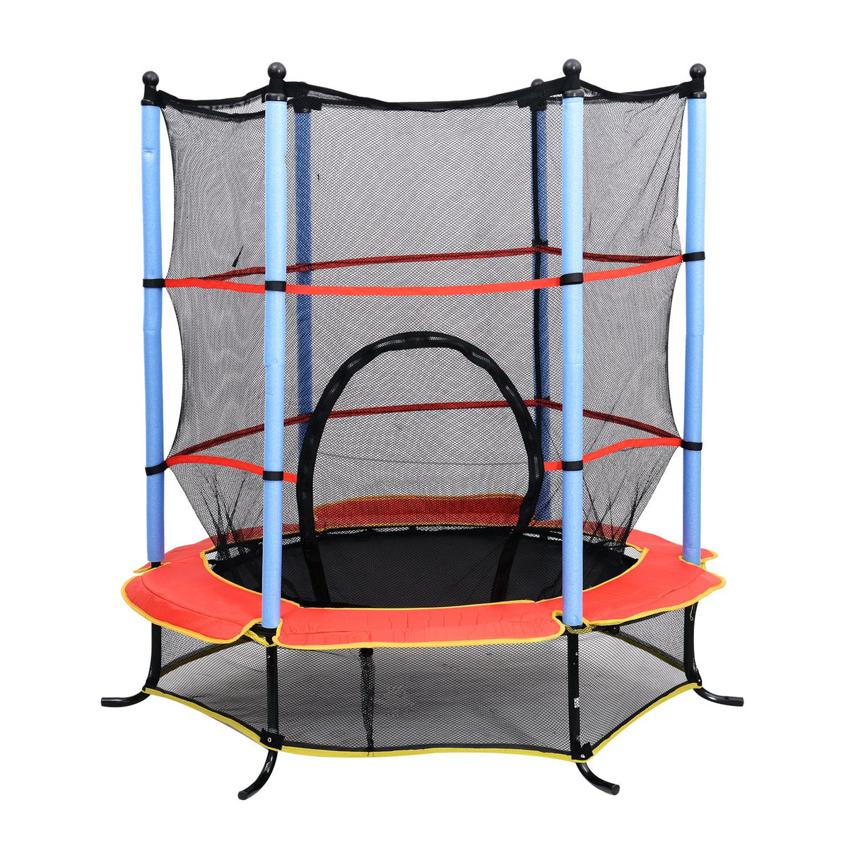 easycomfort easycomfort trampolino elastico con rete di sicurezza diametro 140cm ean 8054144139227