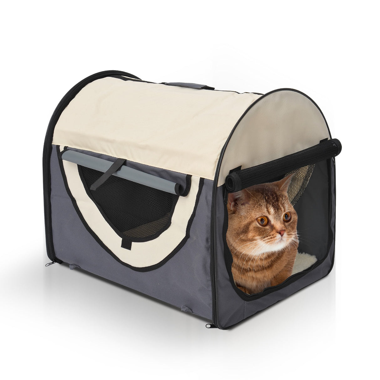 easycomfort easycomfort trasportino per animali domestici pieghevole in oxford con cuscino rimovibile lavabile e borsa per trasporto 46x36x41cm ean 8054111841047