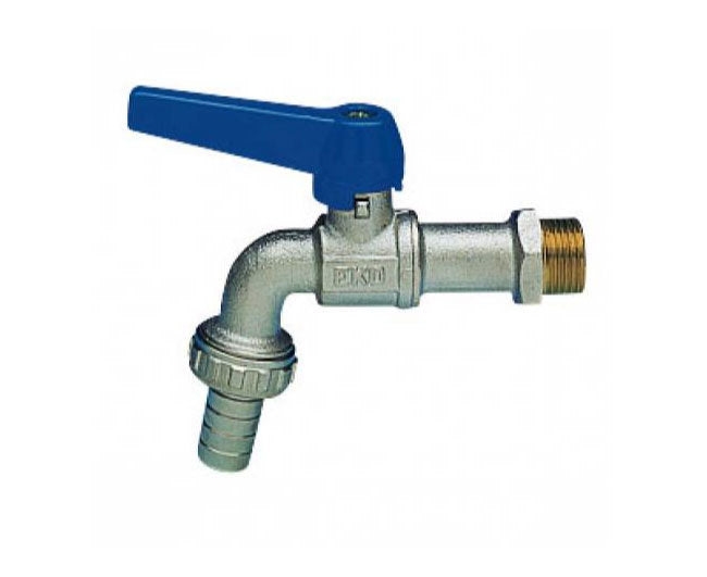 enolgas rubinetto portagomma a sfera enolgas con leva eko nichelato curvo maschio modello 34 codice eko34 ean 8010660000908