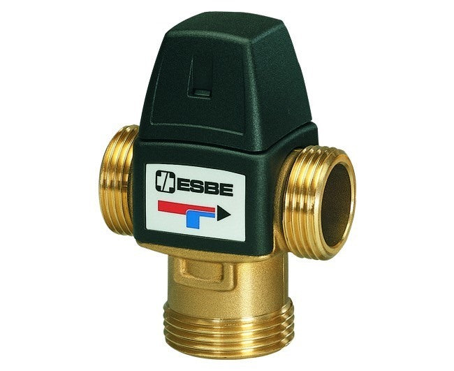 esbe miscelatore termostatico esbe regolabile per impianti solari diametro connessione 1 range della temperatura 35 60c modello vta322 codice 31101000 ean 7330193024624