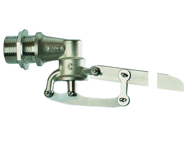 f a r g galleggianti galleggiante 5 coppiglie farg in ottone con asta piatta in acciaio inox modello 114 codice gall114ot ean 8034077641608