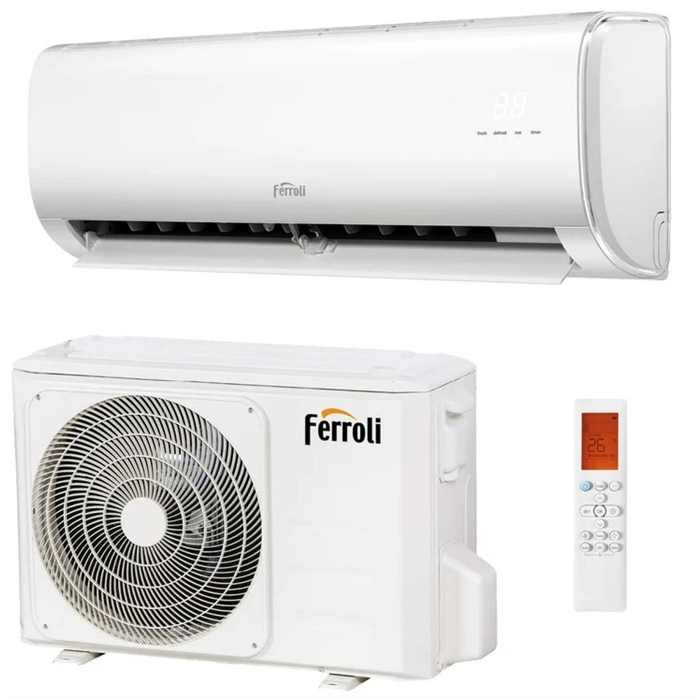 ferroli area occasioni climatizzatore condizionatore inverter ferroli ambra s 9000 btu r 32 wi fi integrato