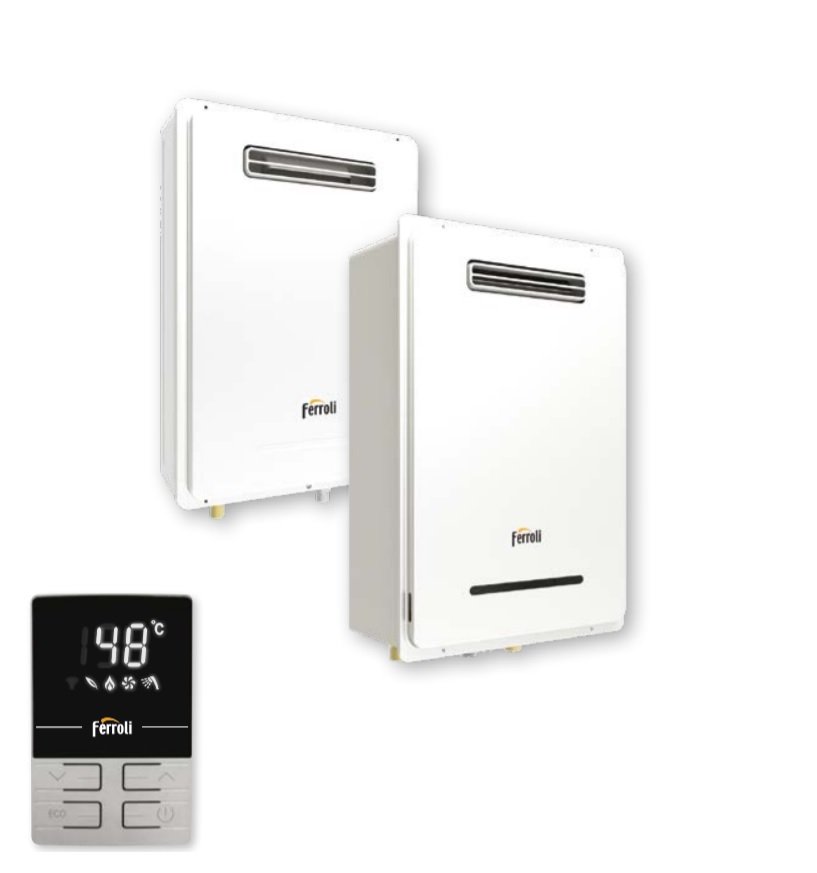 ferroli scaldabagno a gas ferroli da esterno externo 22 ng litri low nox metano
