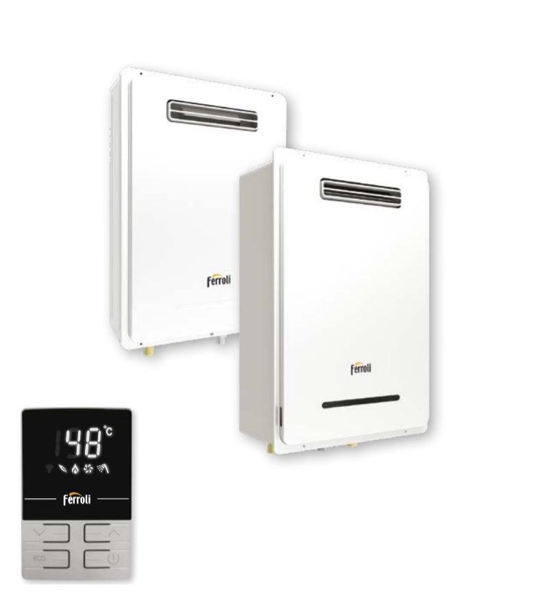 ferroli scaldabagno a gas ferroli da esterno externo 26 ng litri low nox metano