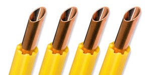 foma tubo rame foma special gas per combustibili liquidi e gassosi 25 metri 22 x 1 mm rivestito in polietilene ad alta densita