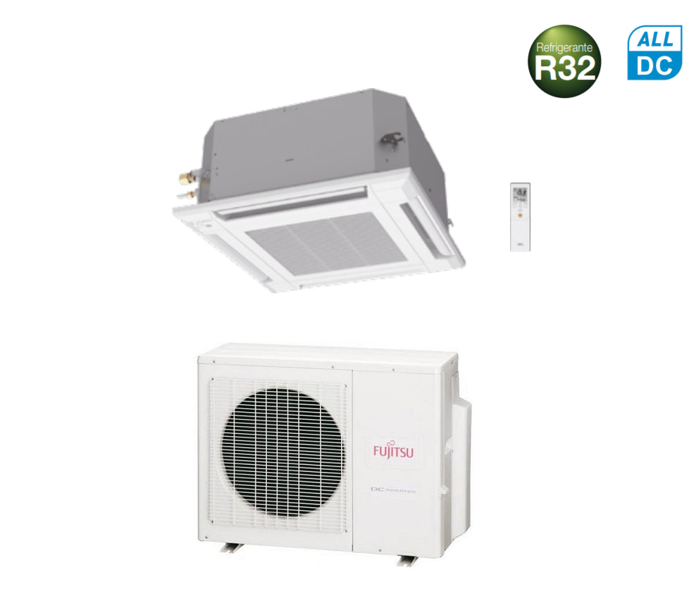 fujitsu climatizzatore condizionatore fujitsu cassetta 4 vie serie kv 24000 btu r 32 auxg24kvla a novita cod 3ngf88045