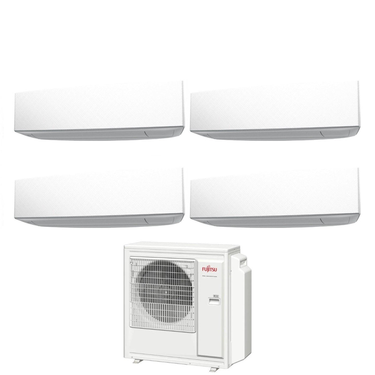 fujitsu climatizzatore condizionatore fujitsu quadri split inverter serie ke white 791414 con aoyg30kbta4 r 32 wi fi integrato 700090001400014000 colore bianco