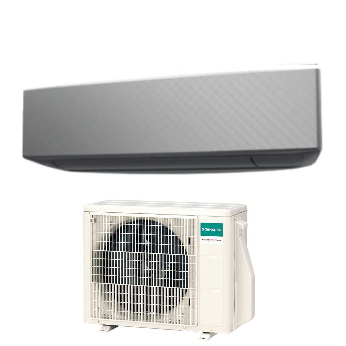general fujitsu climatizzatore condizionatore general fujitsu inverter serie keta silver 9000 btu ashg09keta b r 32 wi fi optional classe aa colore argento novita ean 8059657001603