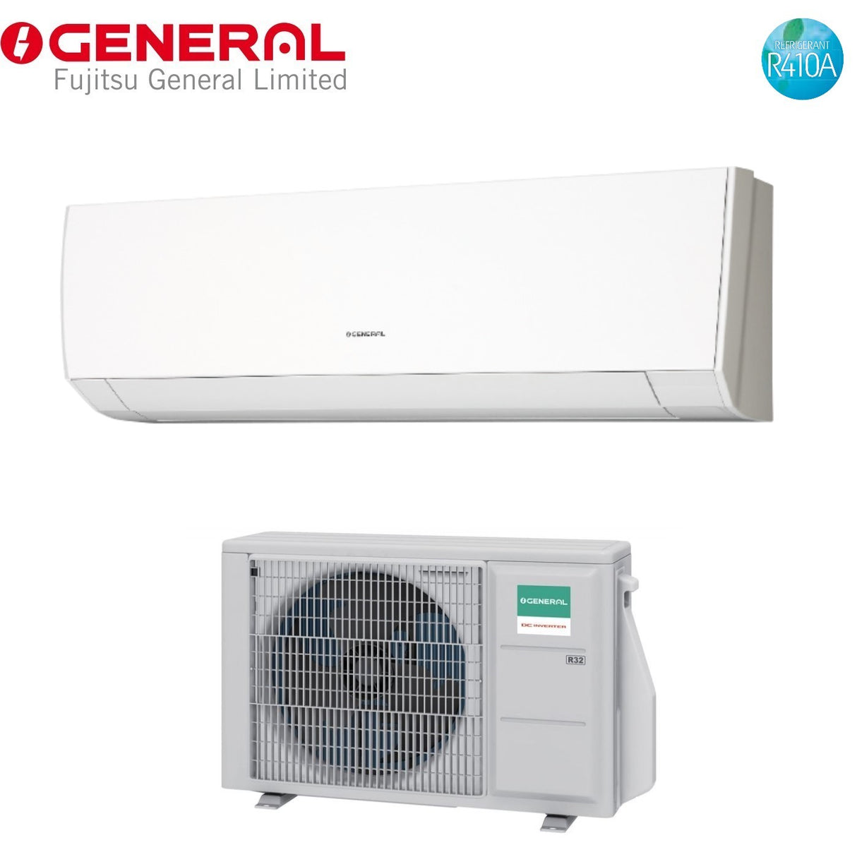 general fujitsu climatizzatore condizionatore general fujitsu inverter serie lmca 7000 btu ashg07lmca r 410 classe aa ean 8059657004710