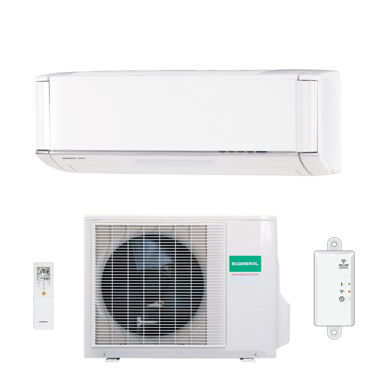 general fujitsu climatizzatore condizionatore general fujitsu inverter serie premium nocria 12000 btu ashg12kxca r 32 wi fi integrato classe aa ean 8059657001498