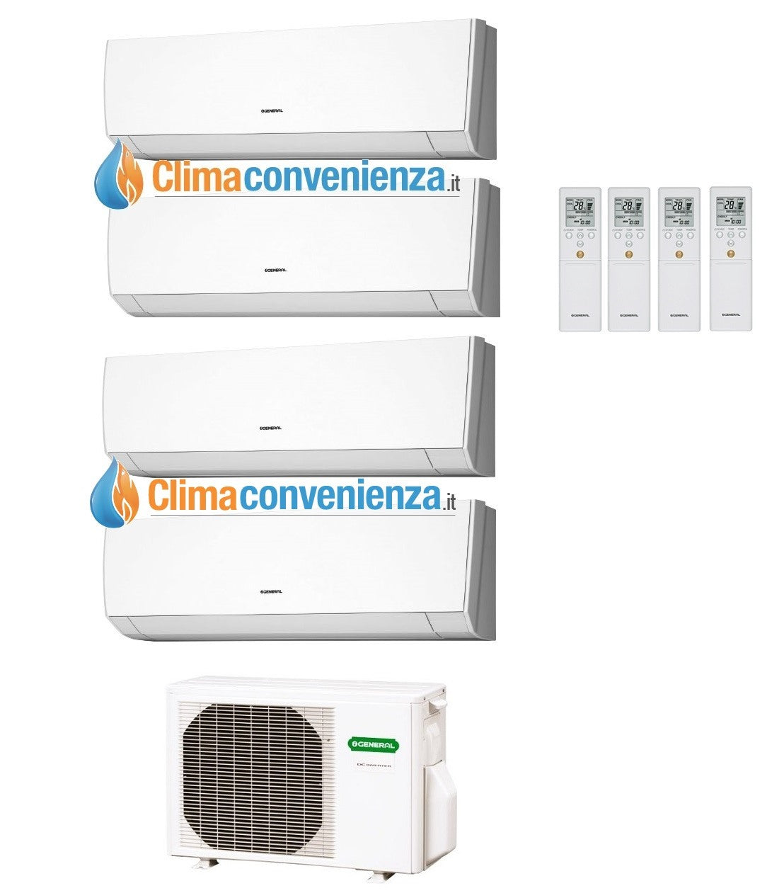 general fujitsu climatizzatore condizionatore quadri split inverter fujitsu general serie lm 90009000900014000 con aohg30lat4 99914 lmca