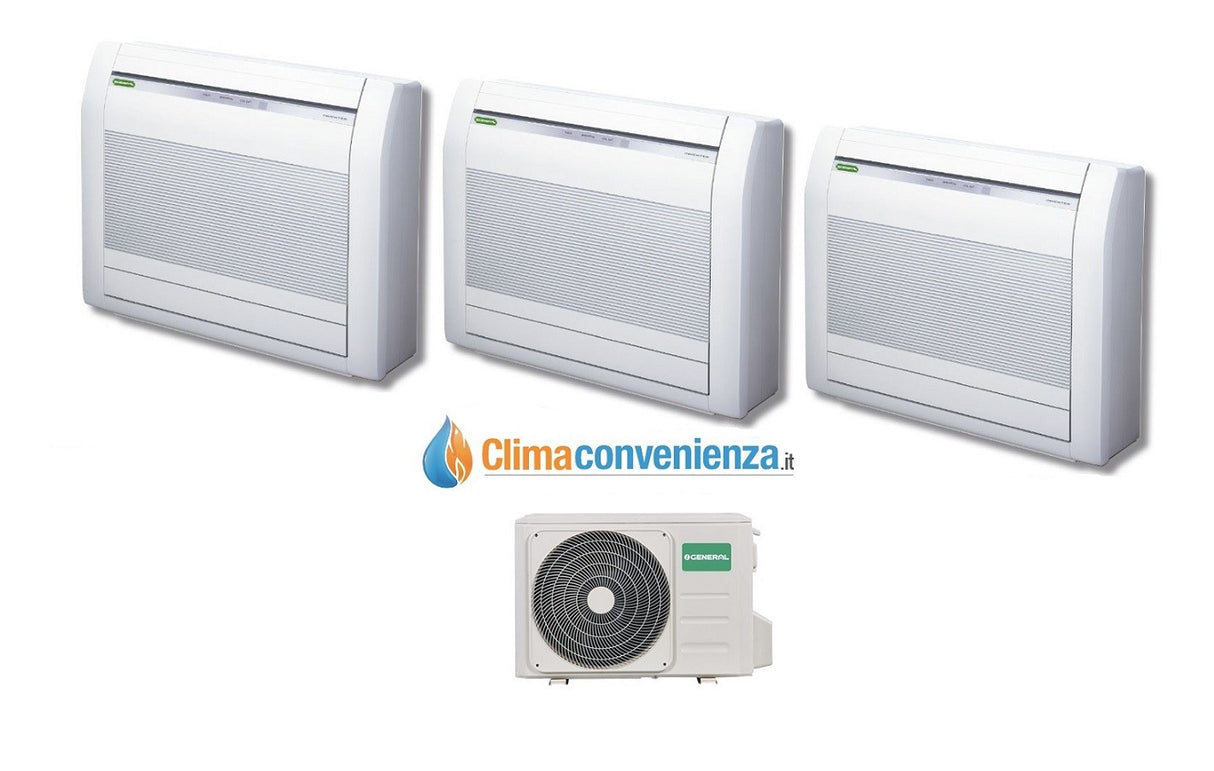 general fujitsu climatizzatore condizionatore trial split inverter pavimento fujitsu general serie lvca 9000900012000 con aohg24lat3 9912 btu
