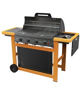 giardini del re barbecue a gas adelaide 4 woody deluxe di campingaz potenza 14 kw