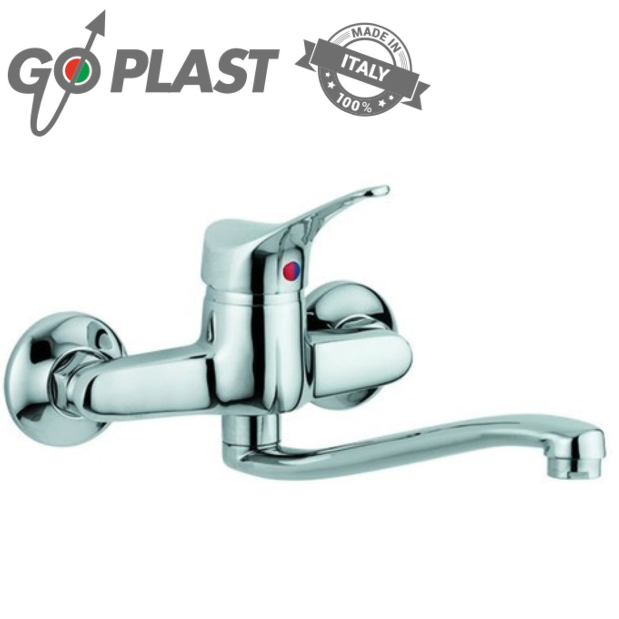 goplast miscelatore lavello a parete goplast modello sei