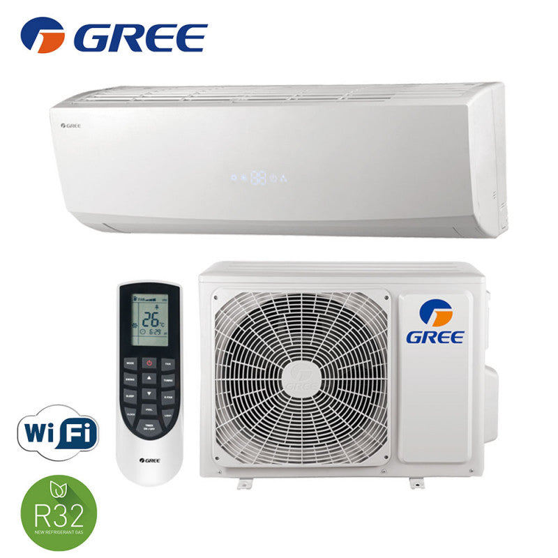 gree climatizzatore condizionatore gree inverter serie lomo 24000 btu wi fi r 32 classe a ean 8059657001313