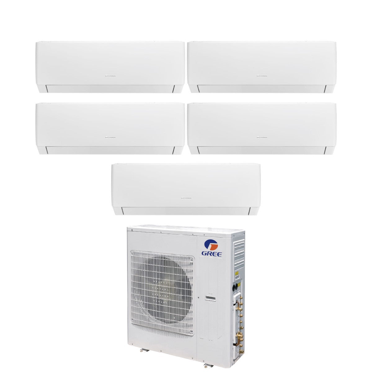 gree climatizzatore condizionatore gree penta split inverter serie pular 912121212 con gwhd42nk6lo r 32 wi fi integrato 900012000120001200012000