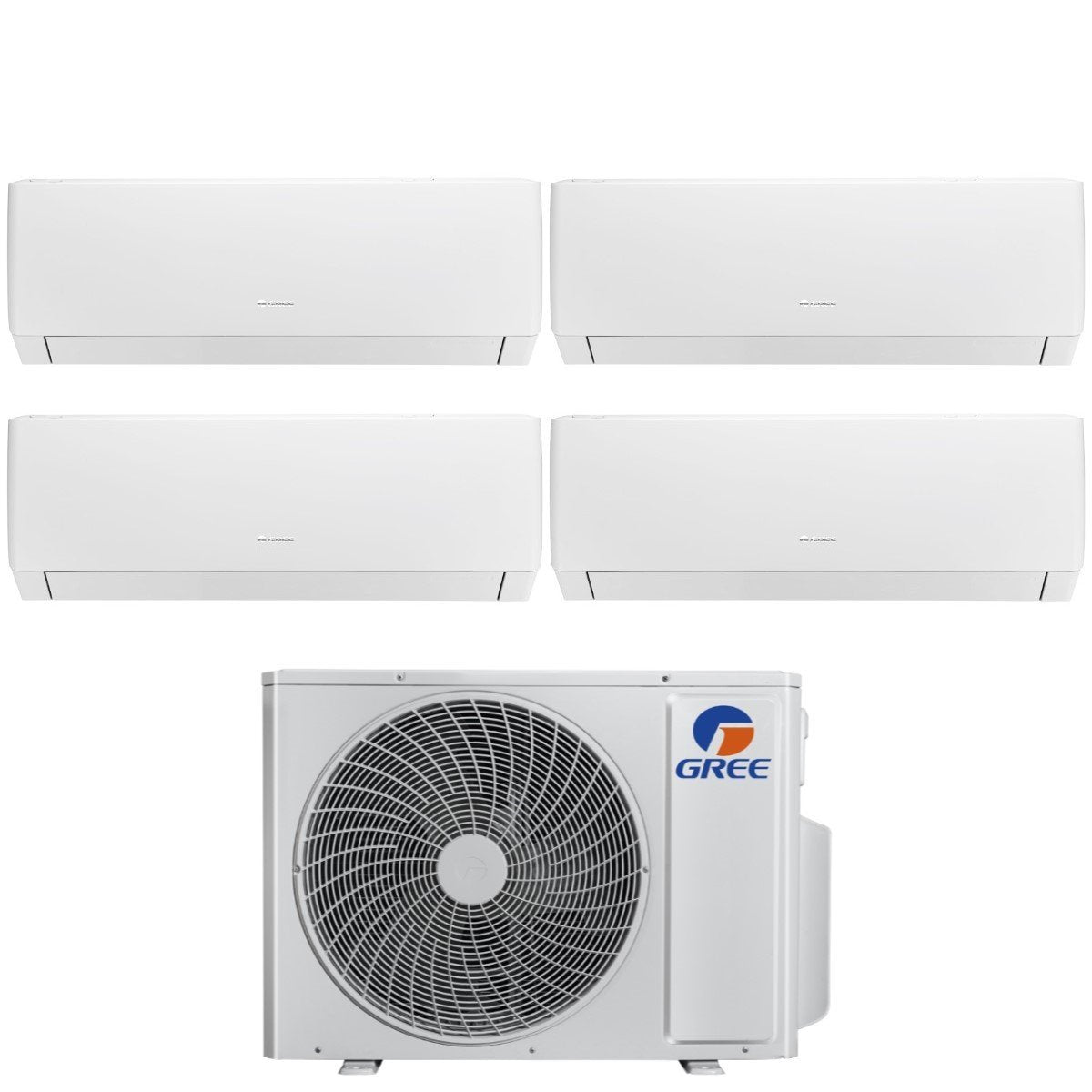 gree climatizzatore condizionatore gree quadri split inverter serie pular 79918 con gwhd36nk6oo r 32 wi fi integrato 70009000900018000