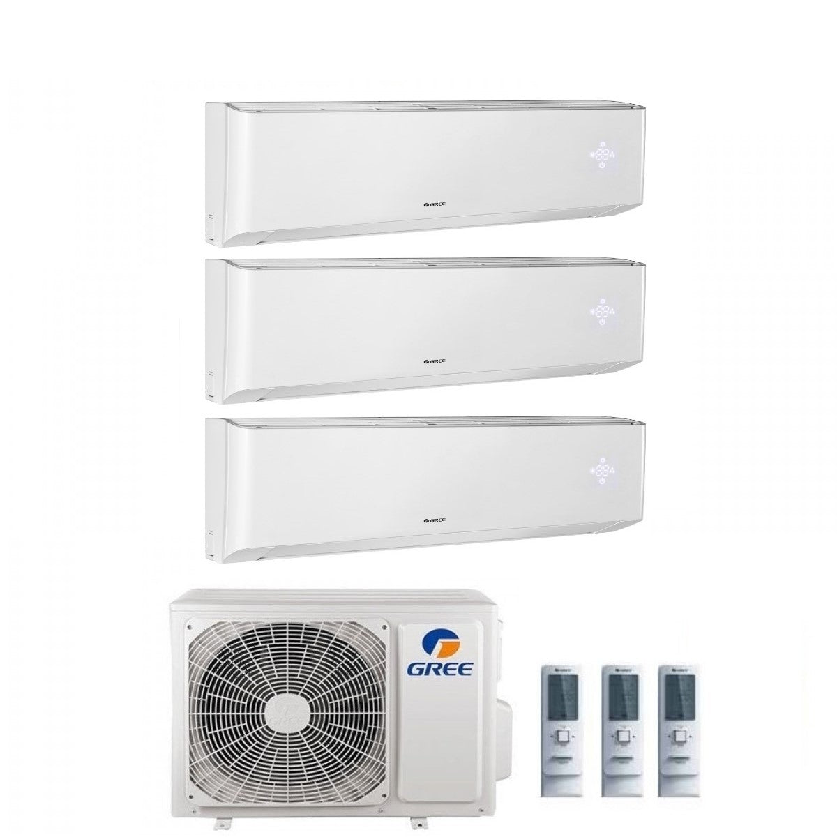 gree climatizzatore condizionatore gree trial split inverter serie amber 91212 con gwhd24nk6lo r 32 wi fi 90001200012001