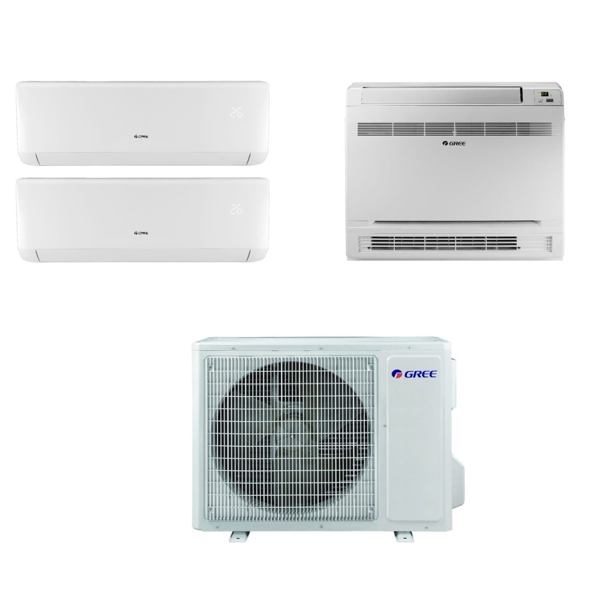 gree climatizzatore condizionatore gree trial split inverter serie bora console 9912 con gwhd24nk6ko r 32 9000900012000