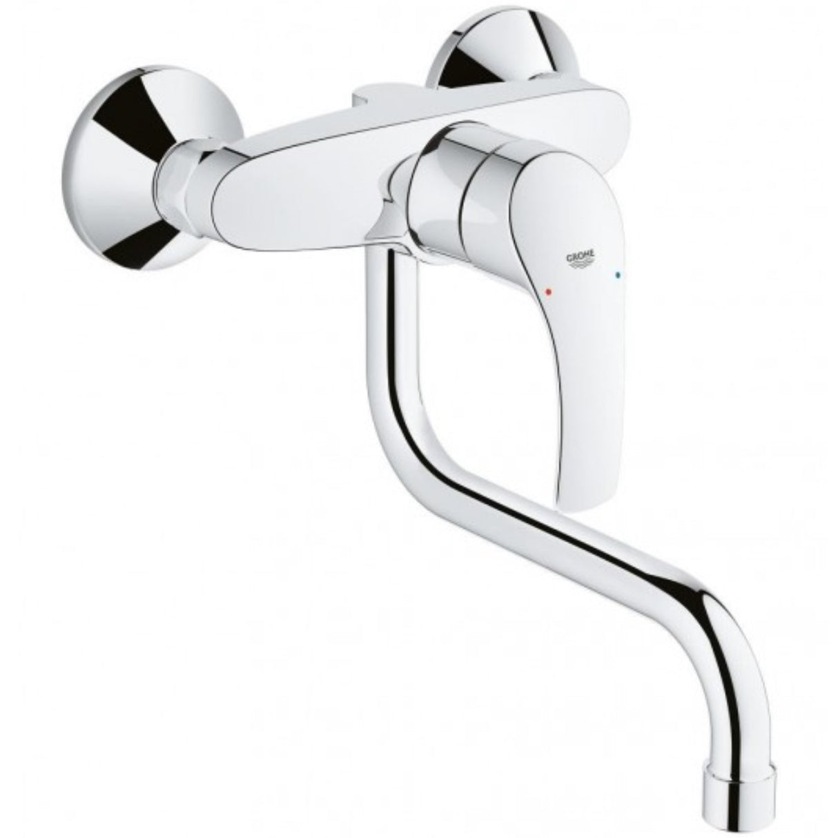grohe grohe miscelatore monocomando a parete per lavello cartuccia 35
