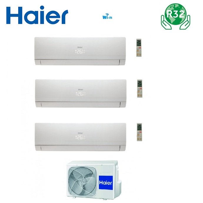 haier climatizzatore condizionatore haier trial split inverter serie nebula green white 999 con 3u68s2sg1fa wi fi r 32 900090009000