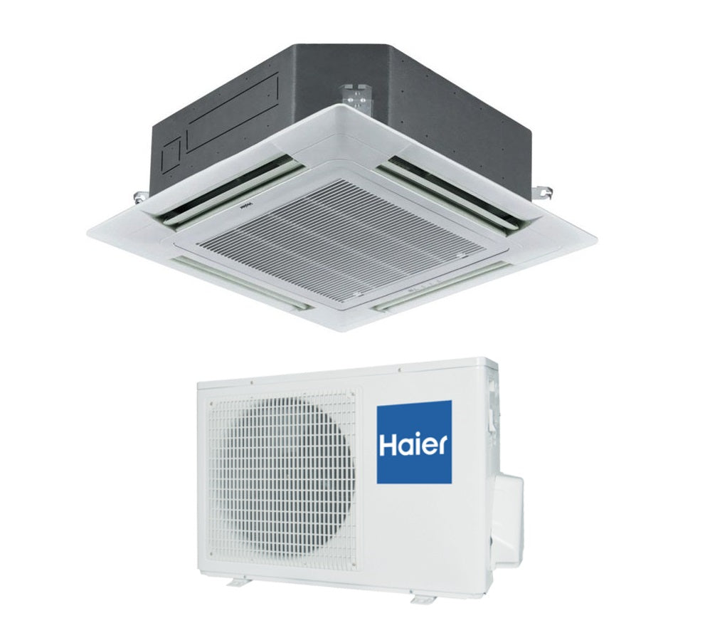 haier offerta climatizzatore condizionatore haier cassetta 24500 btu ab28es1era r410 completo di griglia awi fi optional