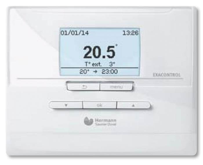 hermann saunier duval termostato cronotermostato modulante hermann saunier duval exacontrol e 7 c ebus offerta