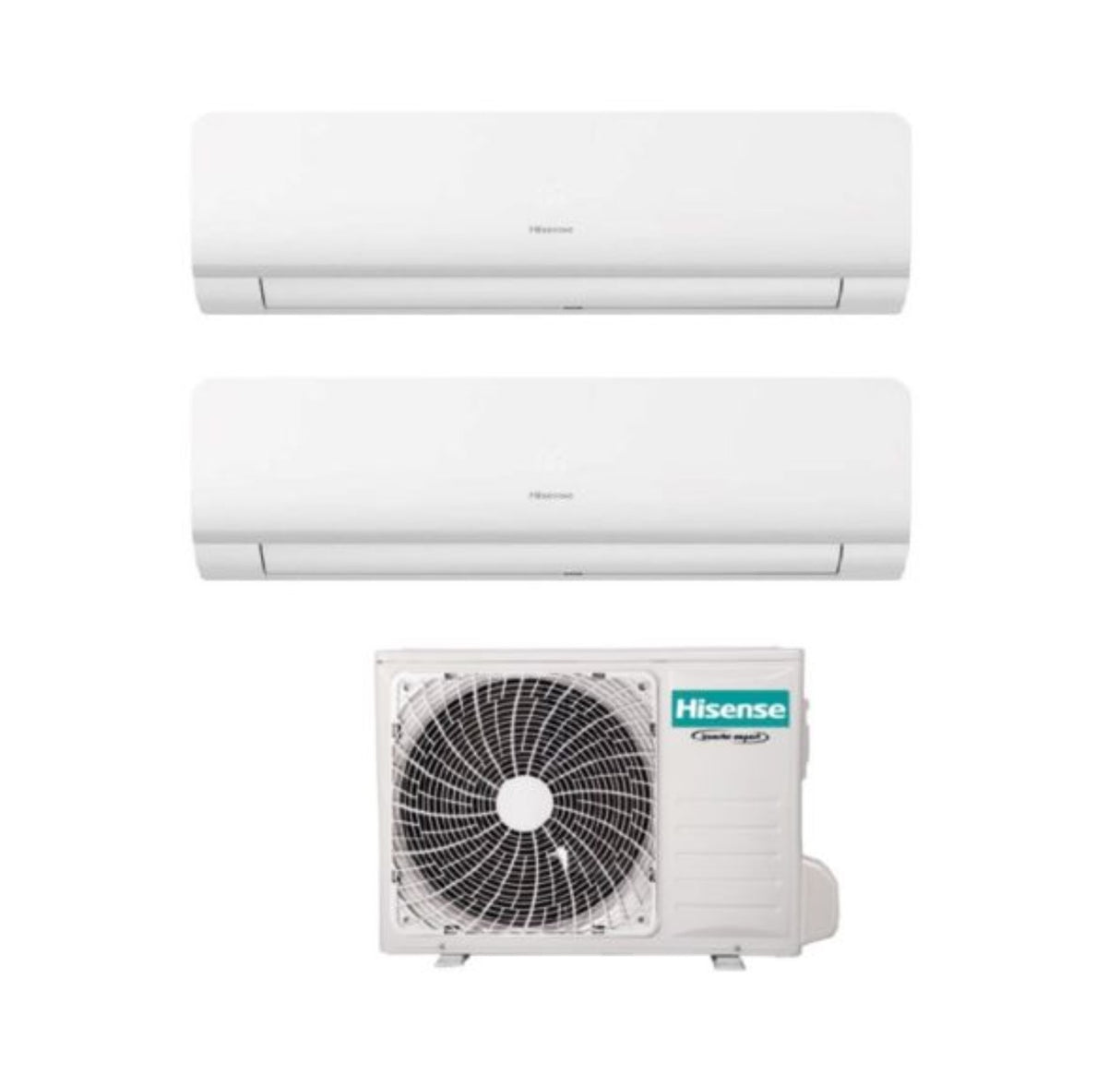 hisense climatizzatore condizionatore hisense dual split inverter serie new energy 79 con 2amw35u4rra r 32 wi fi integrato 70009000 novita ean 8059657013521