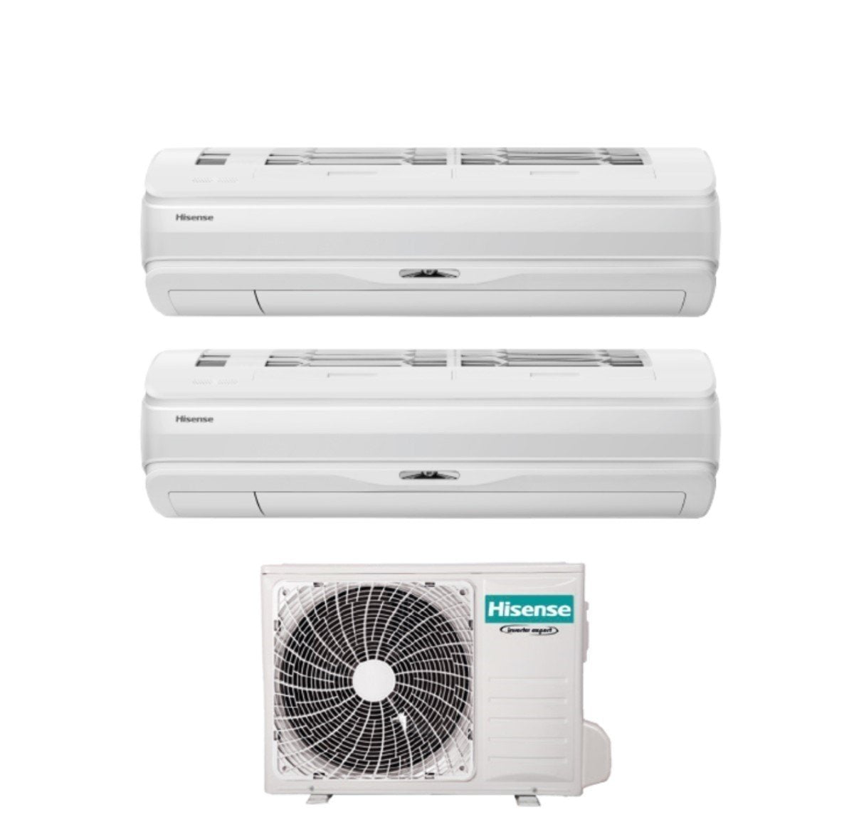 hisense climatizzatore condizionatore hisense dual split inverter serie silentium pro 99 con 2amw52u4rxc r 32 wi fi integrato 90009000
