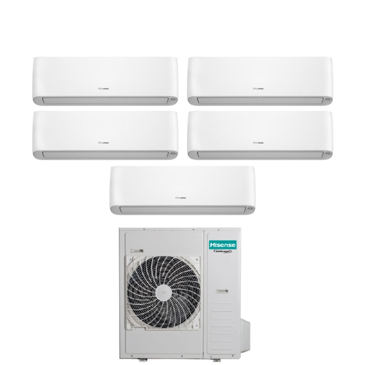 hisense climatizzatore condizionatore hisense penta split inverter serie energy pro plus hi energy 999912 con 5amw125u4rta r 32 wi fi integrato 900090009000900012000