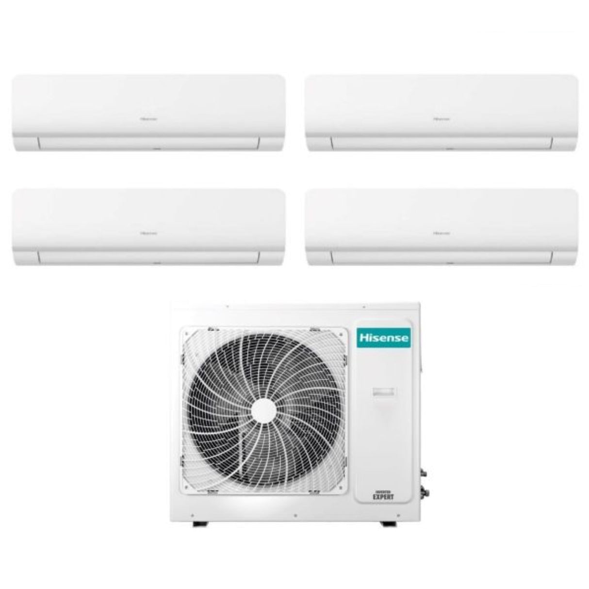 hisense climatizzatore condizionatore hisense quadri split inverter serie new energy 9999 con 4amw81u4raa r 32 wi fi integrato 9000900090009000 novita