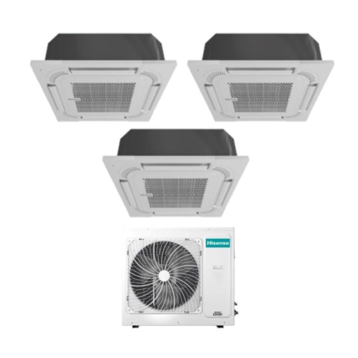hisense climatizzatore condizionatore hisense trial split a cassetta 121218 con 4amw105u4raa r 32 wi fi optional 120001200018000 novita
