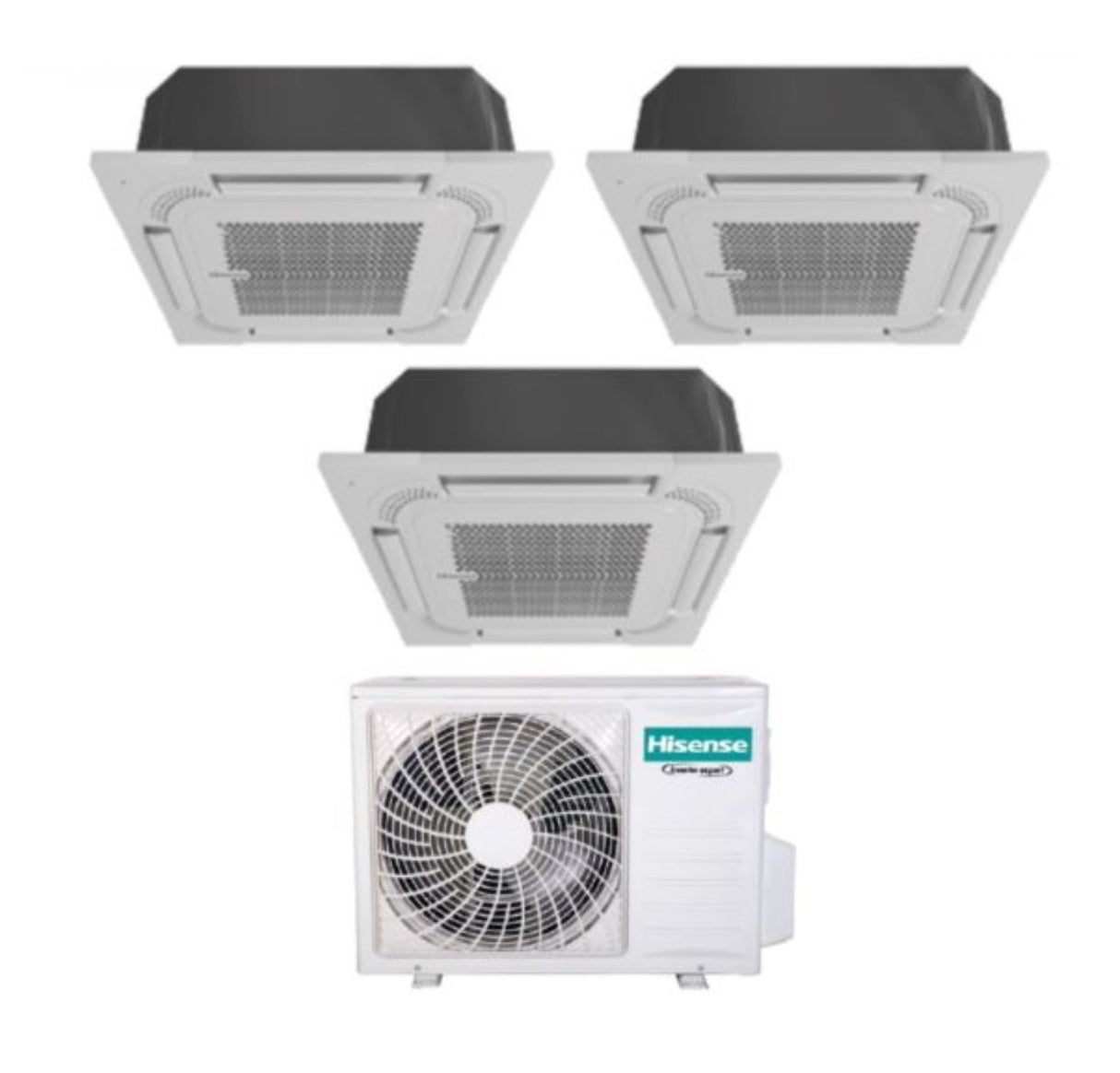 hisense climatizzatore condizionatore hisense trial split a cassetta 999 con 3amw72u4rfa r 32 wi fi optional 900090009000 con telecomando e pannello incluso novita