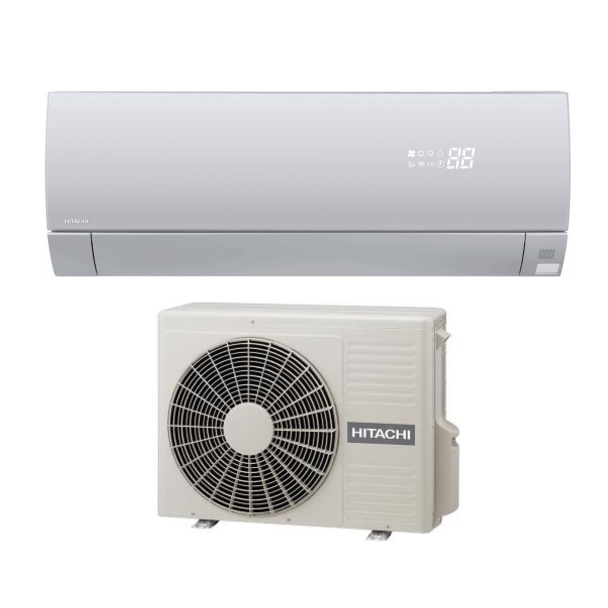 hitachi climatizzatore condizionatore hitachi inverter serie premium frost wash silver 18000 btu rak 50pses r 32 wi fi optional colore argento novita