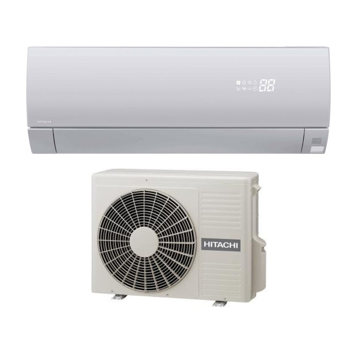 hitachi climatizzatore condizionatore hitachi inverter serie premium frost wash white 12000 btu rak 35psew r 32 wi fi optional colore bianco novita