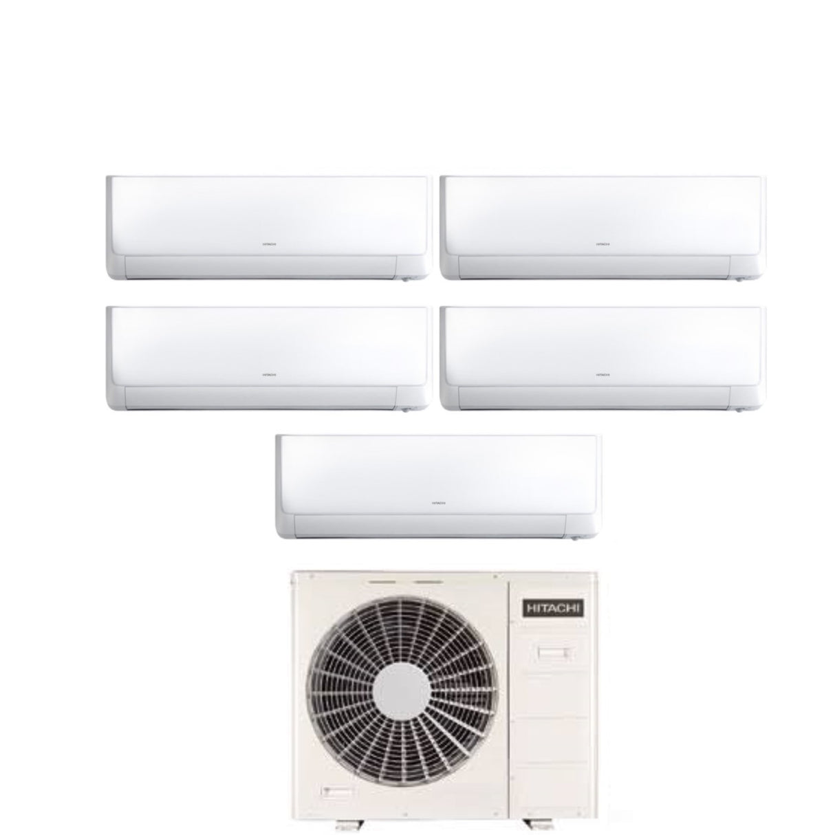 hitachi climatizzatore condizionatore hitachi penta split inverter serie performance 999918 con ram 110np5e r 32 wi fi optional 900090009000900018000 novita